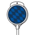 Hy-Ko 36In Blue Fiberglass Driveway Marker, 24PK A10238